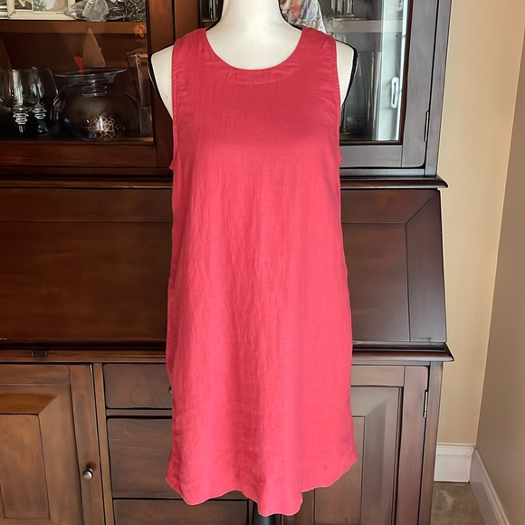 NWT J. Crew Linen Pullovr Rust Orange Red Dress S - Picture 11 of 11